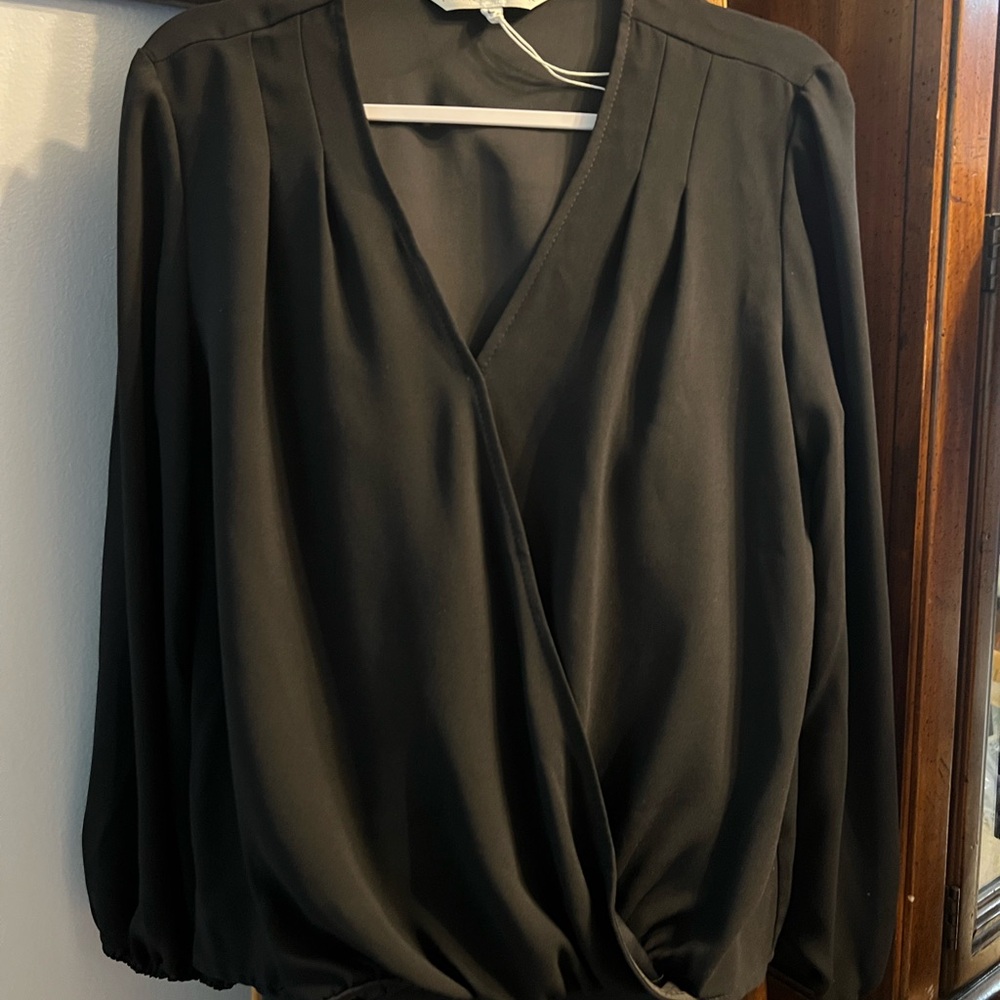 Trina Turk Black Blouse